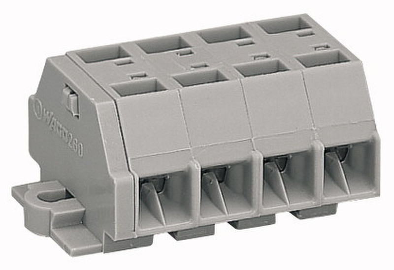 Wago 260-204 4P Серый electrical terminal block