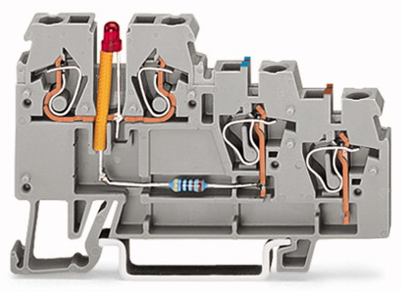 Wago 270-560/281-434 4P Серый electrical terminal block