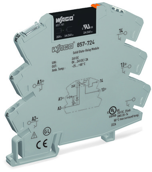 Wago 857-724 Grey electrical relay