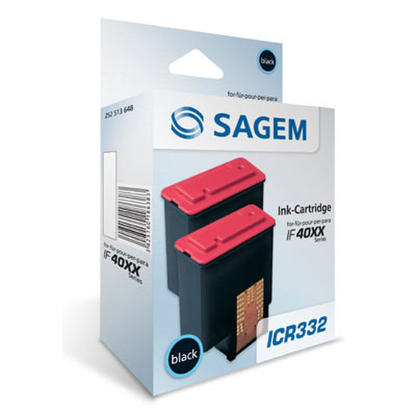 Sagem ICR 332 K Black ink cartridge