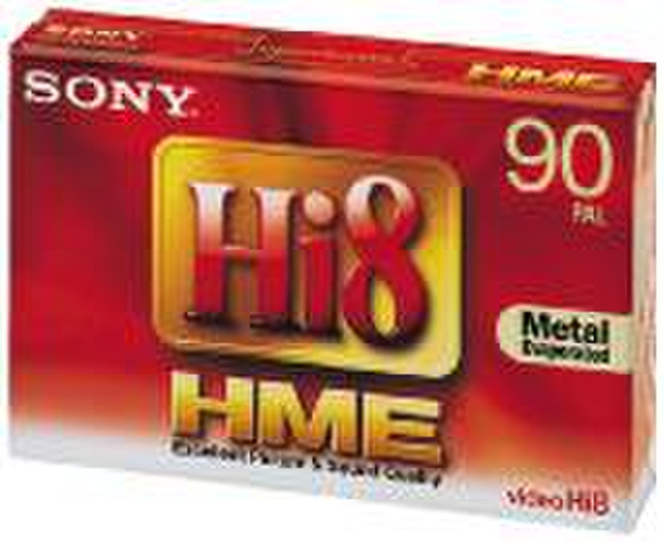 Sony E590HME VIDCASS HI8 LOS blank video tape