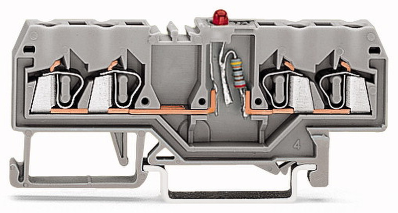 Wago 280-809/281-413 4P Серый electrical terminal block