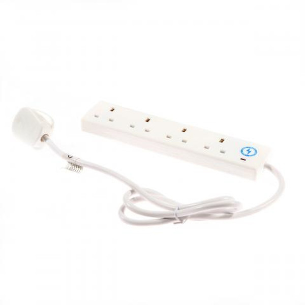 SMJ S4W2MC-MP 4AC outlet(s) 2m White surge protector