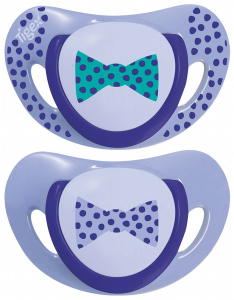 Tigex 80602237 Classic baby pacifier Silicone Blue baby pacifier