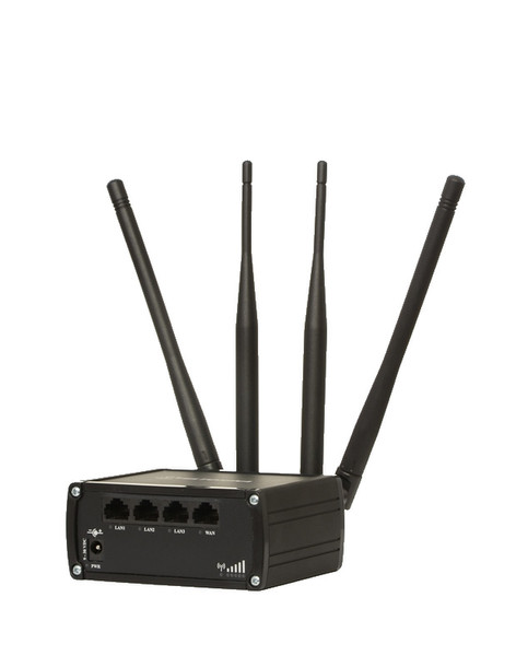 Teltonika RUT900 Dual-Band (2,4 GHz/5 GHz) Schnelles Ethernet 3G Schwarz WLAN-Router