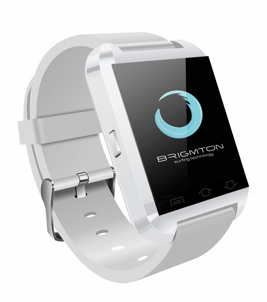 Brigmton BWATCH-BT2B 1.44Zoll 44g Weiß Smartwatch