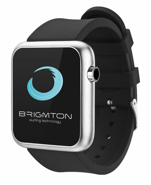Brigmton BWATCH-BT3N 1.44Zoll 66g Silber Smartwatch
