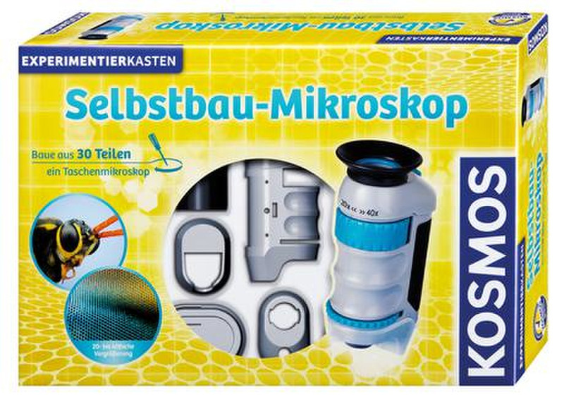 Kosmos 634025 Physik Mikroskop Wissenschafts-Bausatz & -Spielzeug für Kinder