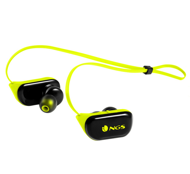 NGS ARTICARANGERYELLOW In-ear,Neck-band Binaural Wireless Black,Yellow mobile headset