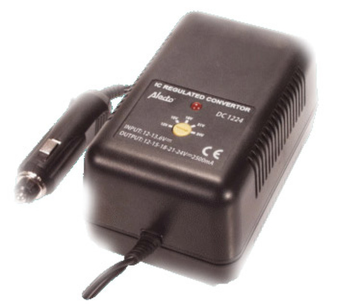 Alecto Auto-adapter DC-1224 Black power adapter/inverter