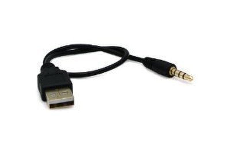 Vultech SC10830 3,5 мм USB Черный кабельный разъем/переходник