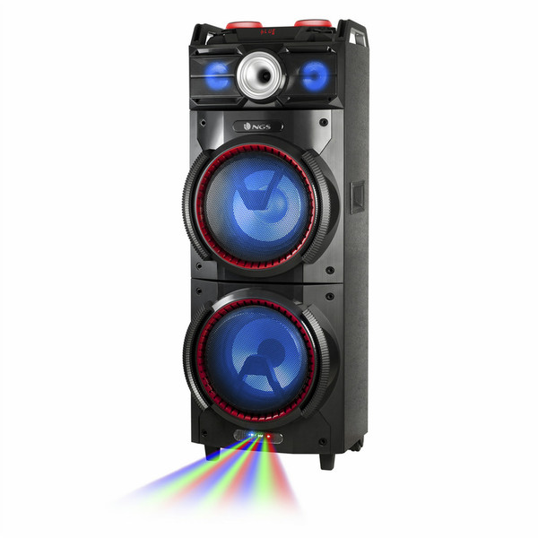 NGS WILDTECHNO 500W Black,Blue,Red loudspeaker