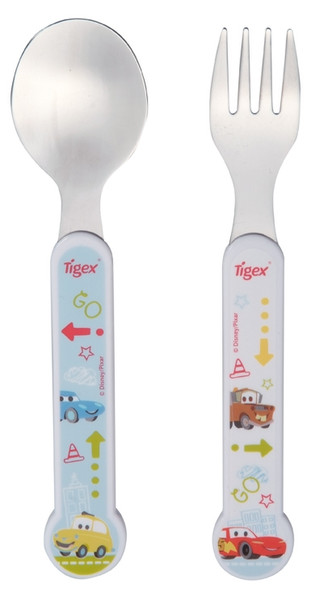Tigex 80800137 Toddler cutlery set Multicolour Stainless steel toddler cutlery