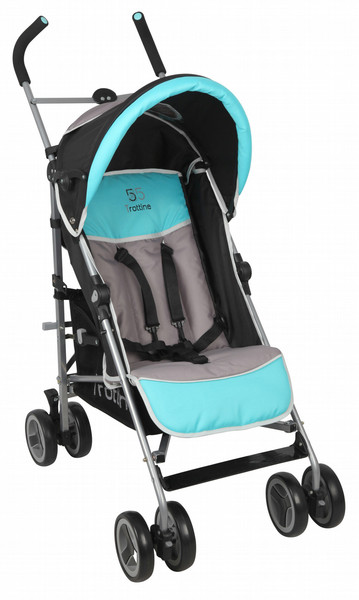 TROTTINE 3496181472021 Lightweight stroller 1seat(s) Black,Grey,Turquoise pram/stroller