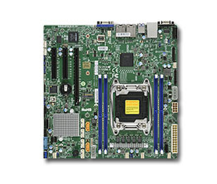 Supermicro X10SRM-F Intel C612 Socket R (LGA 2011) Микро ATX материнская плата для сервера/рабочей станции