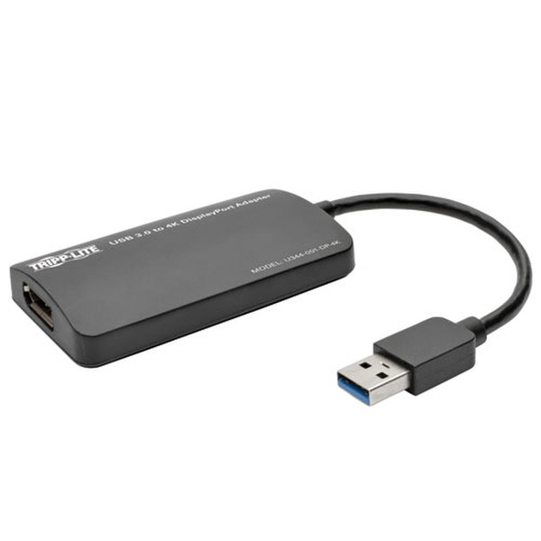 Tripp Lite U344-001-DP-4K DisplayPort Черный адаптер для видео кабеля