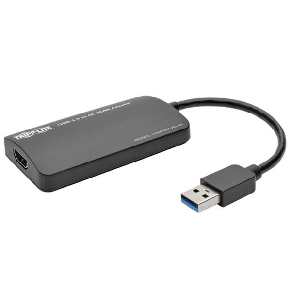 Tripp Lite U344-001-HD-4K HDMI USB A Schwarz Videokabel-Adapter