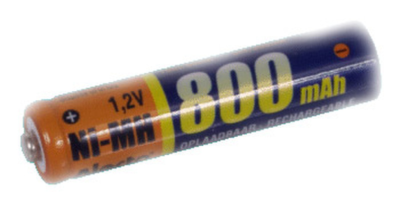 Alecto NiMH AAA batteries Никель-металл-гидридный (NiMH) 800мА·ч 1.2В аккумуляторная батарея
