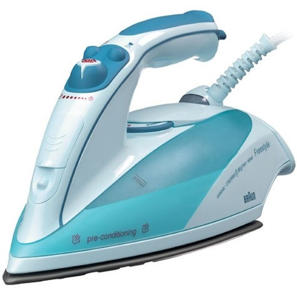 Braun FreeStyle SI 6250 Dampfbügeleisen Blau, Weiß