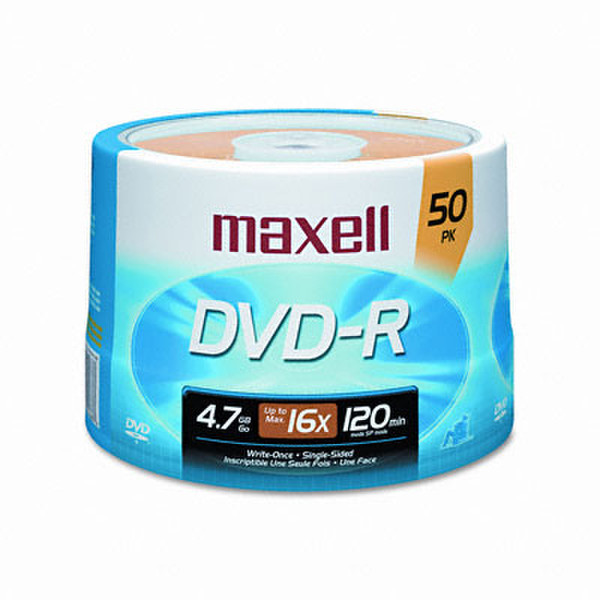 Maxell DVD-R 4.7GB 16x Spindle 50pk 4.7GB DVD-R 50pc(s)