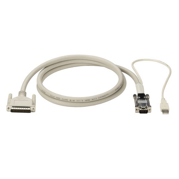 Black Box EHN485-0035 10.6m White keyboard video mouse (KVM) cable