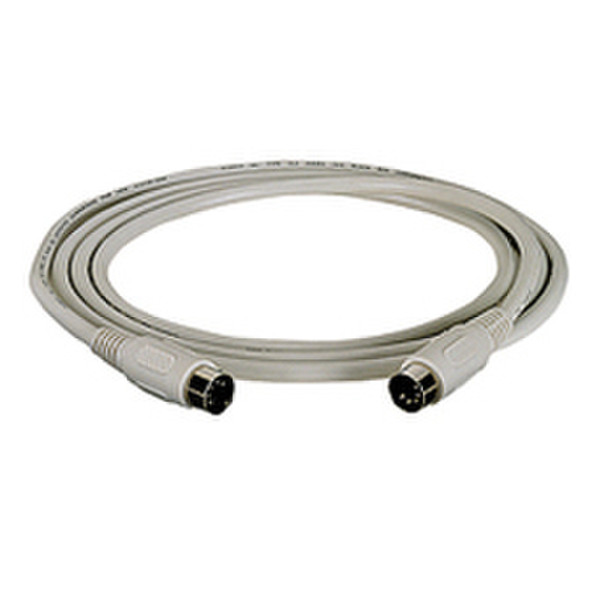 Black Box DIN Cable (CL2), 20-ft 6m Grau Tastatur/Video/Maus (KVM)-Kabel