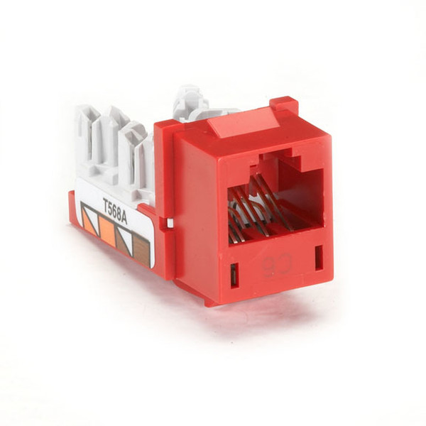 Black Box FM637 RJ-45 Red socket-outlet