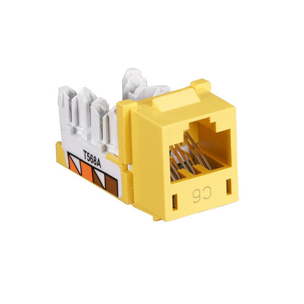 Black Box FM640 RJ-45 Yellow socket-outlet