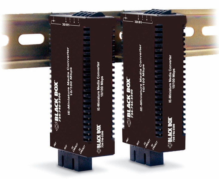 Black Box LIC027A-R2 100Мбит/с Single-mode сетевой медиа конвертор