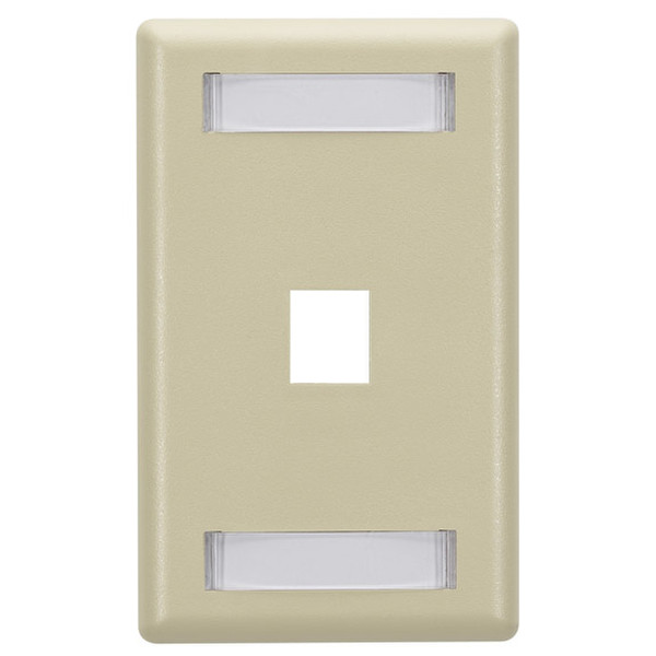 Black Box WP454 Ivory switch plate/outlet cover
