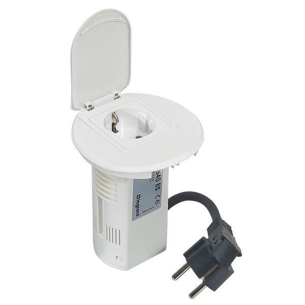 C2G 80854 Schuko White socket-outlet