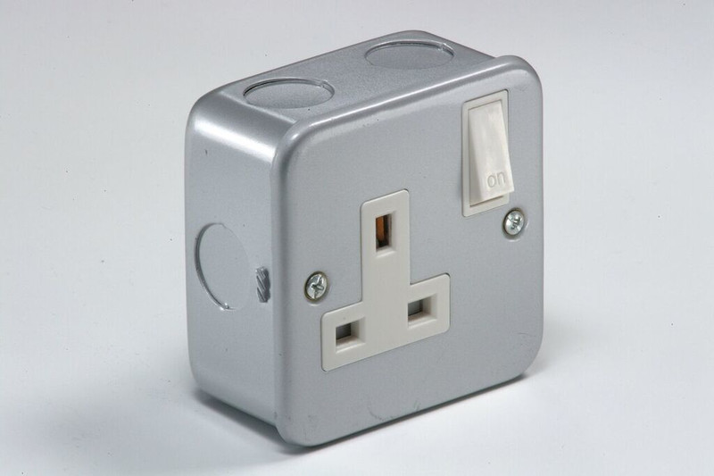 SMJ PPMCSK1G Grey socket-outlet