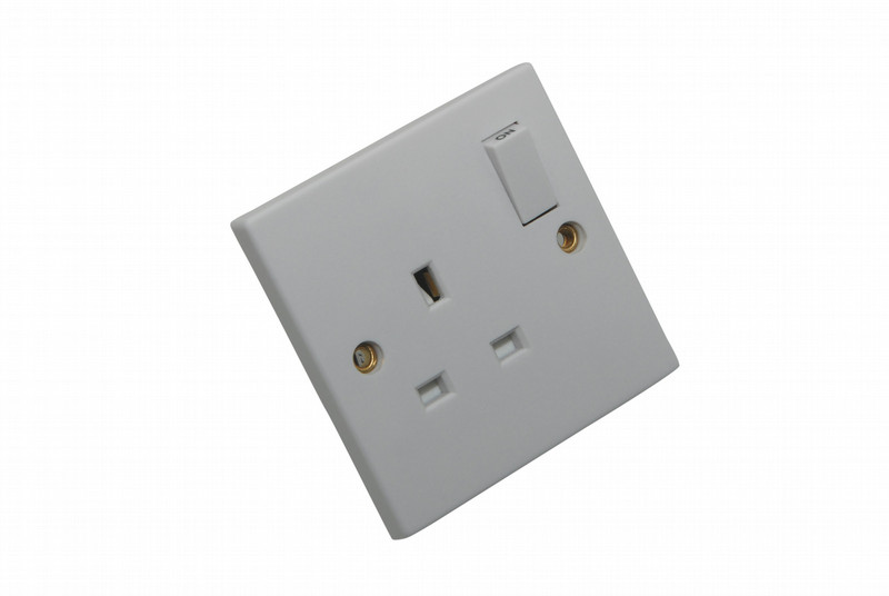 SMJ PPSKSW1G Type G (BS 1363) White socket-outlet
