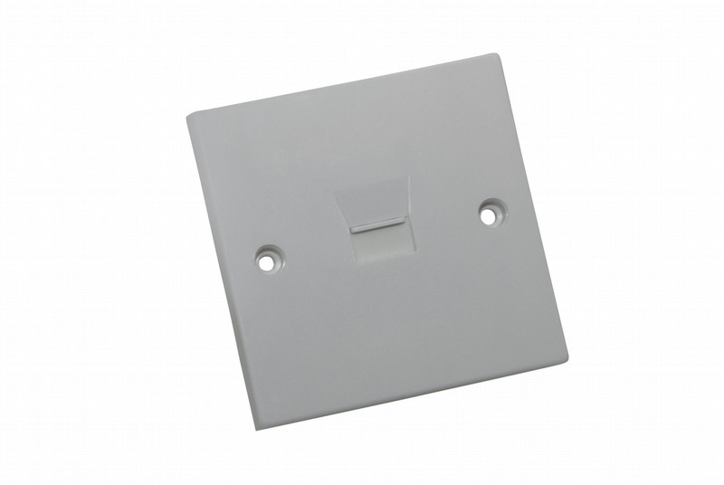 SMJ PPSKTELM Grey switch plate/outlet cover