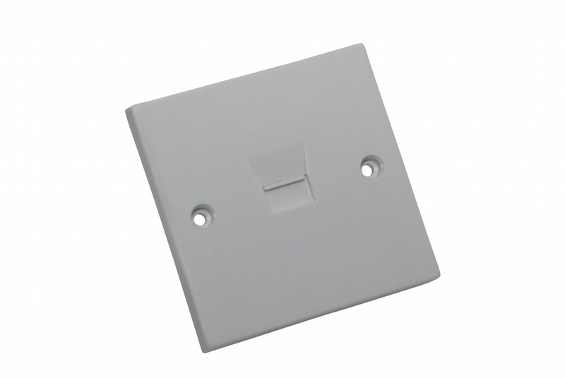 SMJ PPSKTELS Grey switch plate/outlet cover
