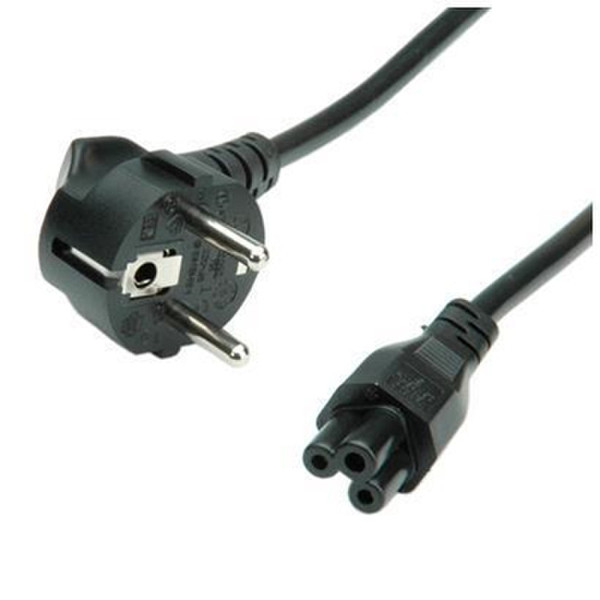 Nilox NX090402105 1.8m CEE7/4 Schuko C5 coupler Black power cable