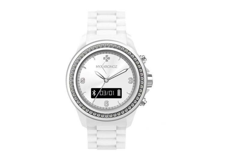 MyKronoz ZeClock OLED 65г Cеребряный, Белый умные часы