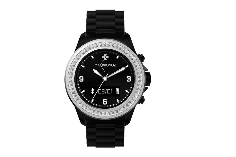 MyKronoz ZeClock OLED 65г Черный, Cеребряный умные часы