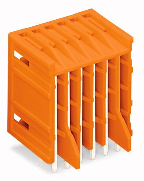 Wago 734-432/001-000 4P Orange Elektrischer Anschlussblock