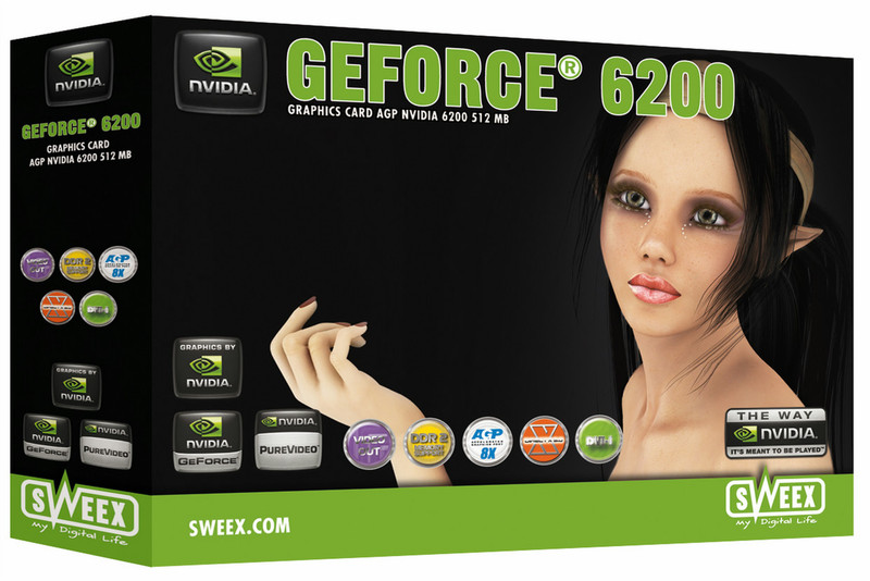 Sweex GC160 GeForce 6200 GDDR2 Grafikkarte