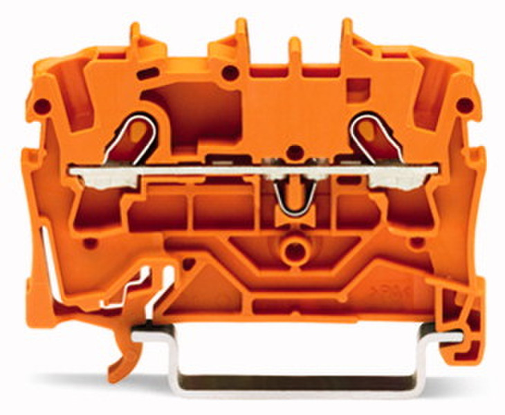 Wago 2001-1202 Orange Elektrischer Anschlussblock