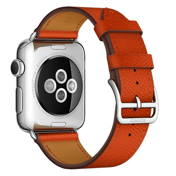 Apple MMMQ2ZM/A Band Orange Leder Smartwatch-Zubehör