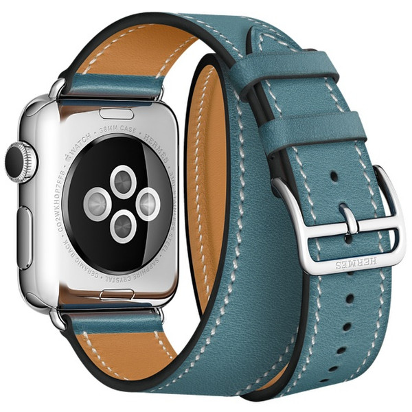 Apple MMNY2ZM/A Band Blau Leder Smartwatch-Zubehör