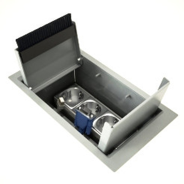 Offitec MINI Desk Cable box Aluminium 1pc(s)