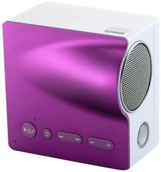 Telefunken BS 400 Моно 2.5Вт Прямоугольник Фиолетовый, Белый
