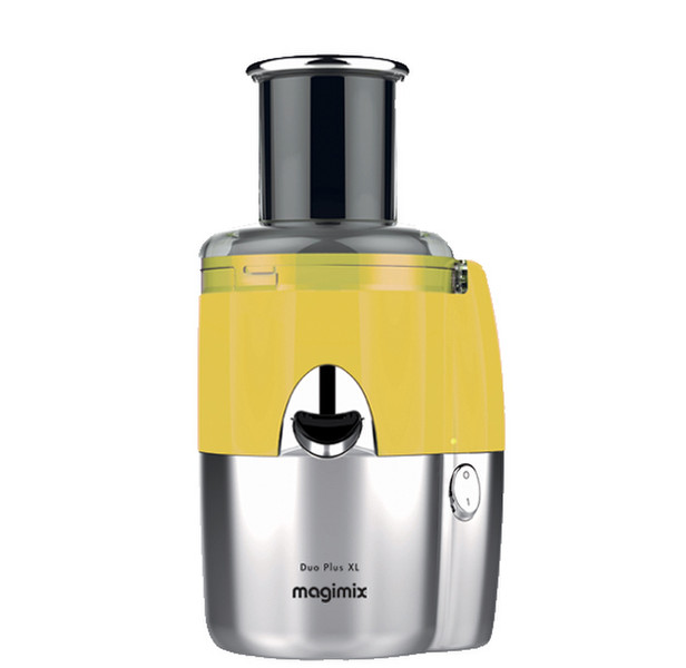 Magimix DUO PLUS XL Juice extractor 400W Chrome,Yellow