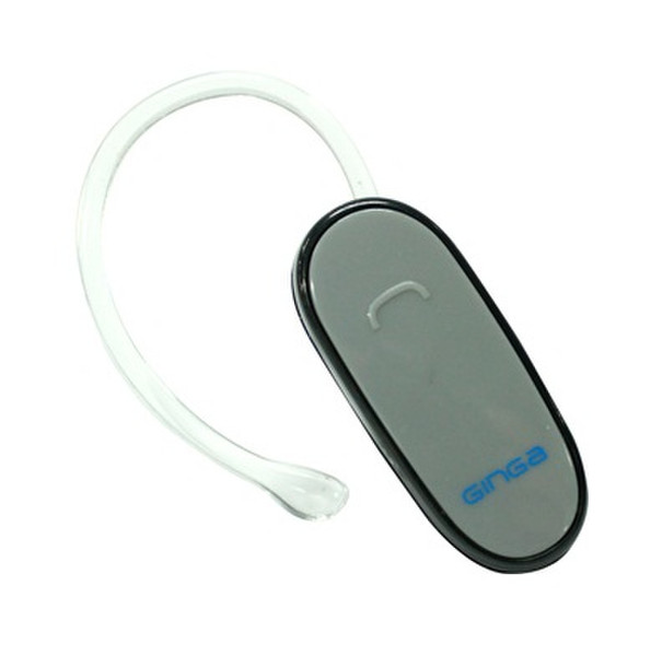 Ginga GI15AURBT-ZP Monaural Ear-hook Black,Grey mobile headset