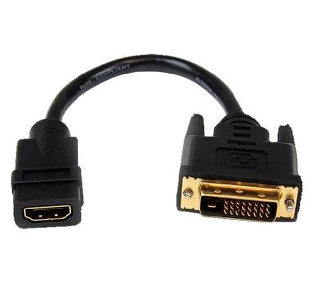 Data Components 048589 HDMI DVI Черный кабельный разъем/переходник