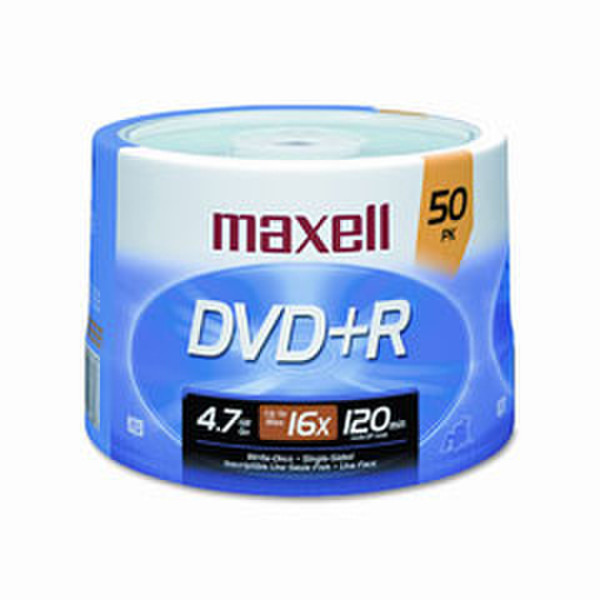 Maxell DVD+R 4.7GB 16x Spindle 50pk 4.7GB DVD+R 50pc(s)