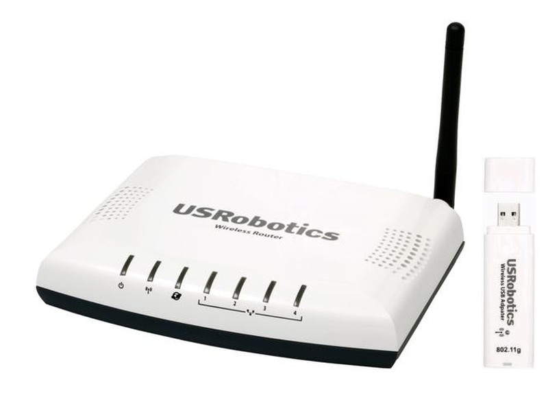US Robotics USR5477 Wireless Network Starter Kit Weiß WLAN-Router